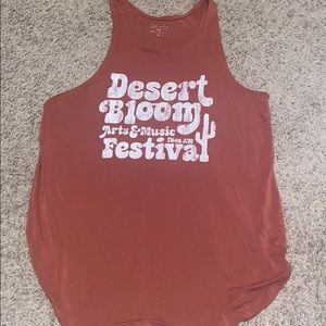 Burnt Orange Hippie tank top!